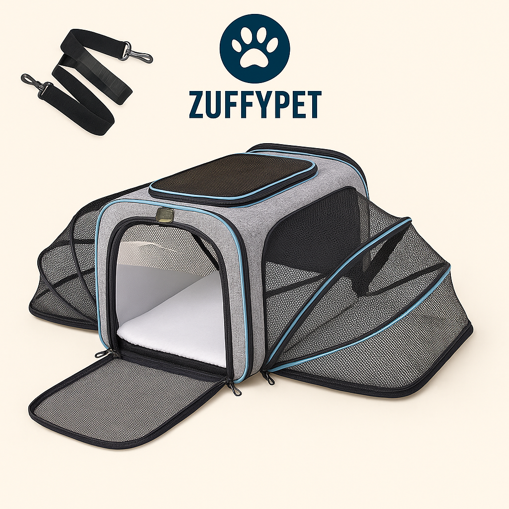 Zuffy’s Expandable Pet Travel Carrier