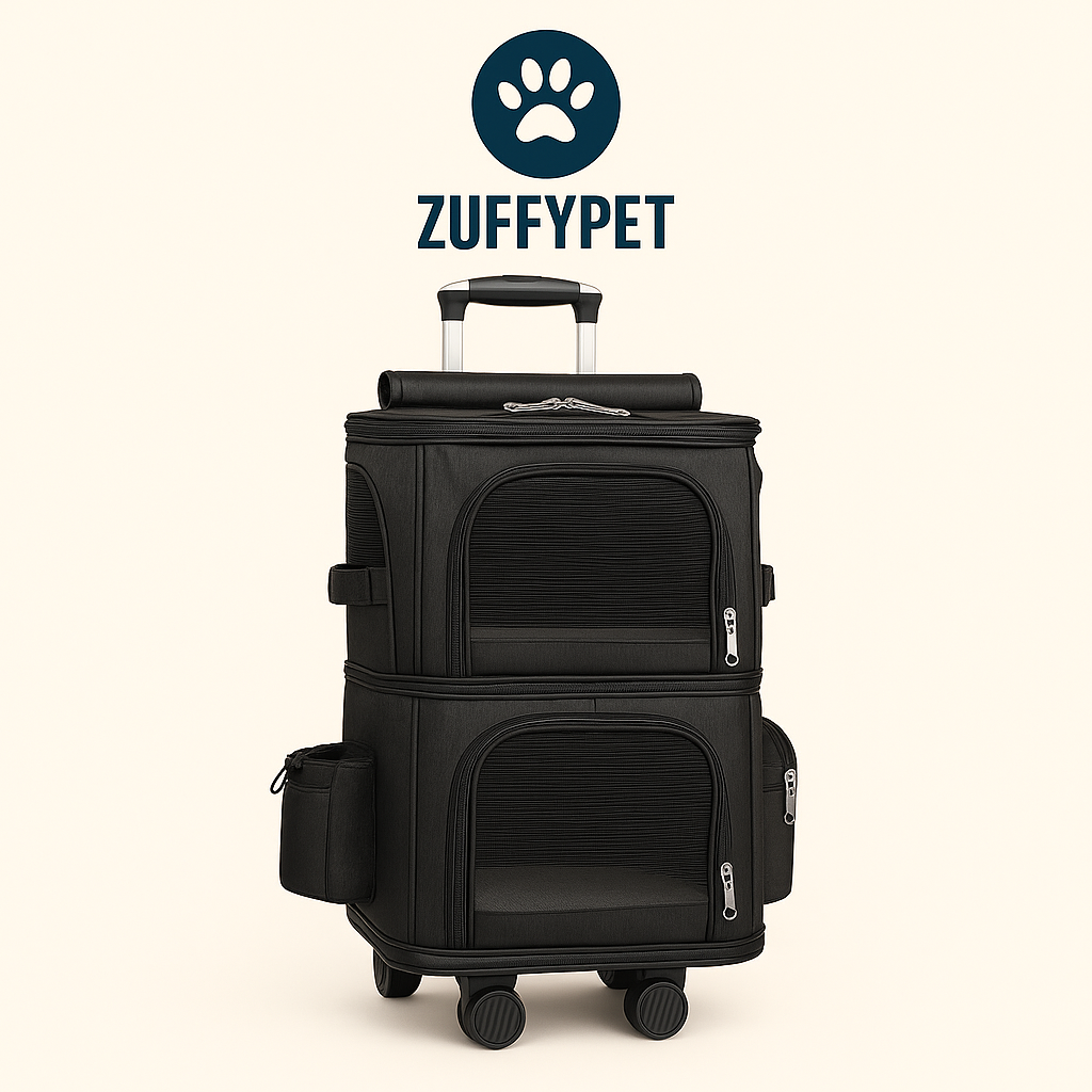 Zuffy’s 2-in-1 Pet Travel Carrier Backpack & Trolley