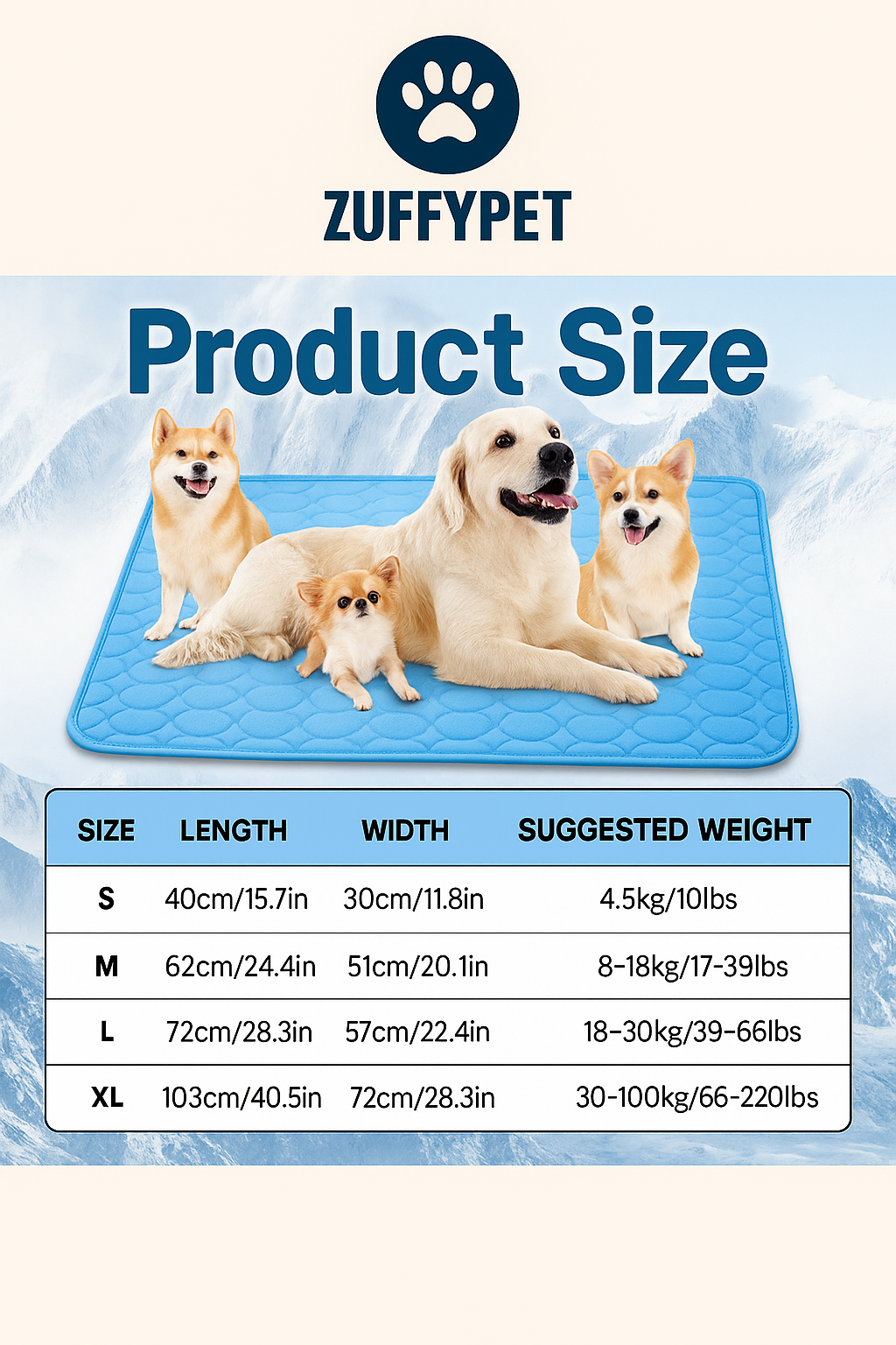 Zuffy's Premium Cooling Mat