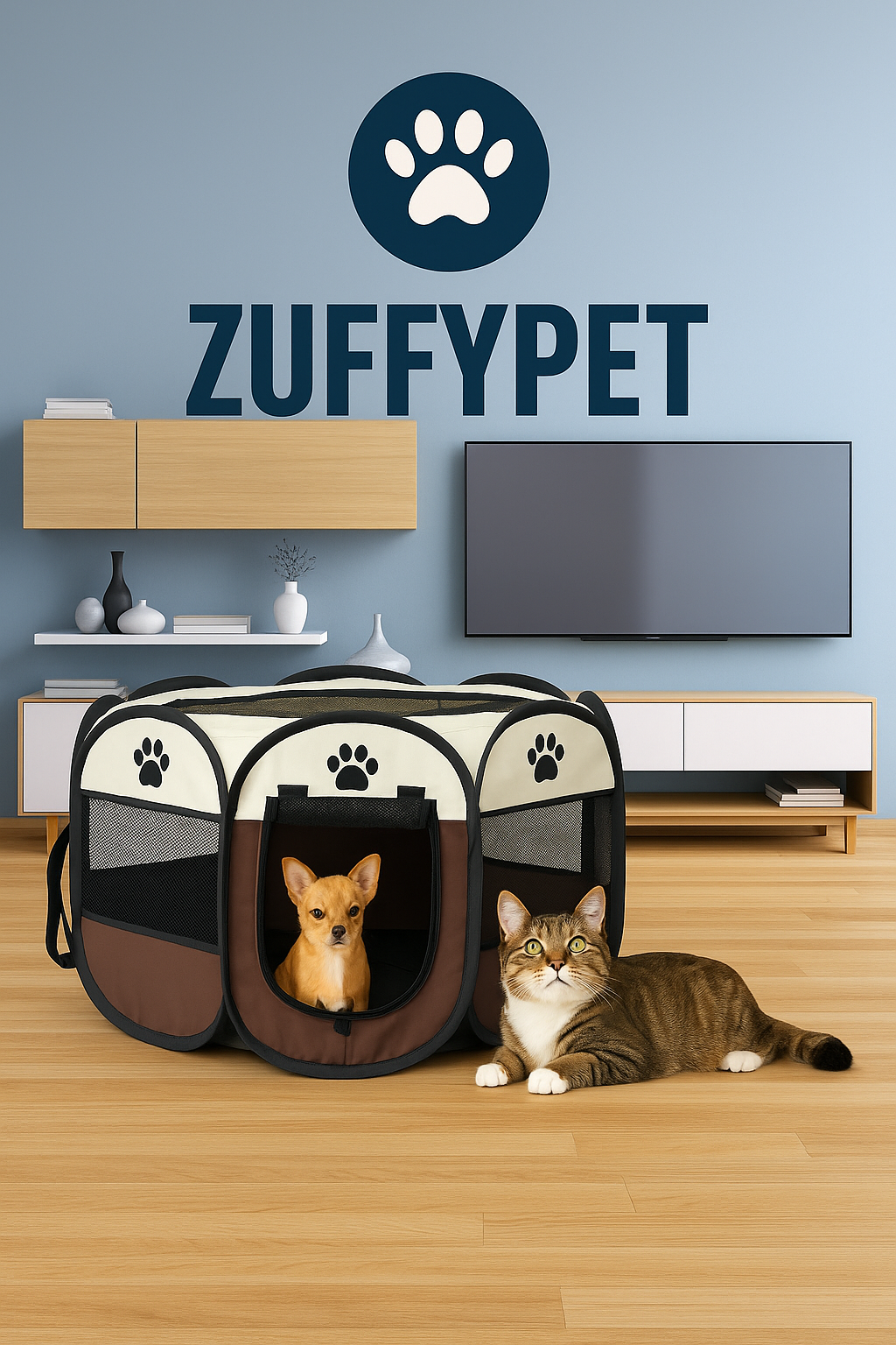Zuffy's Portable Pet Playpen