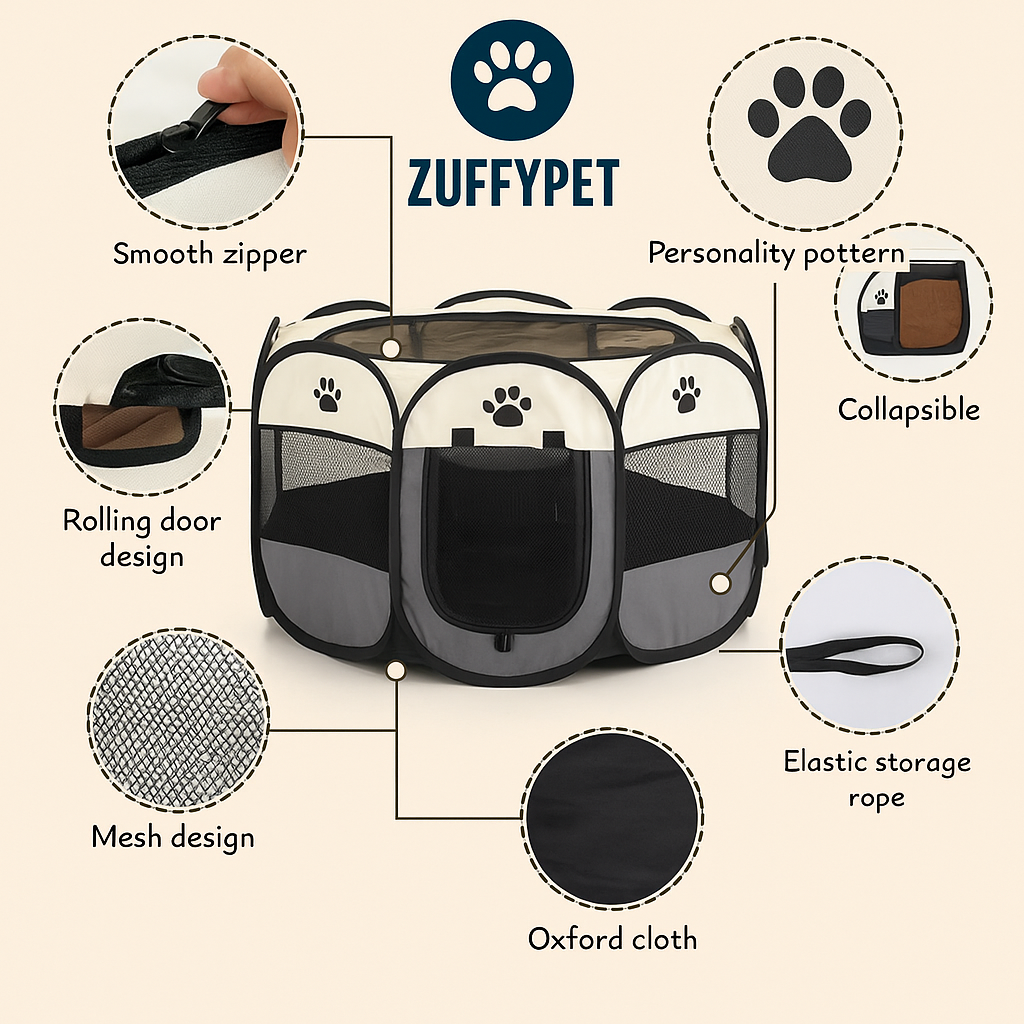 Zuffy's Portable Pet Playpen