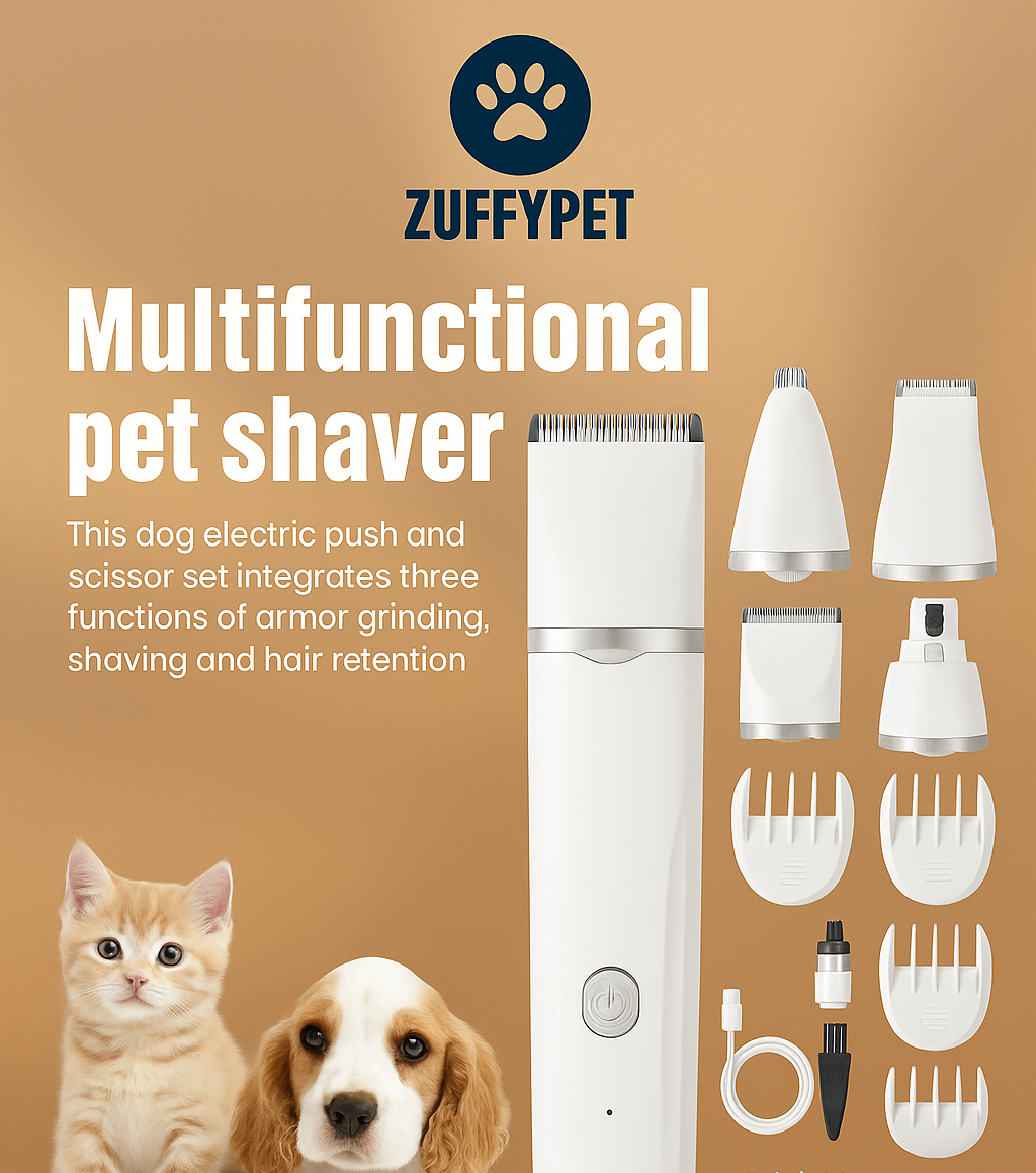 Zuffy's 4-in-1 Pet Trimmer