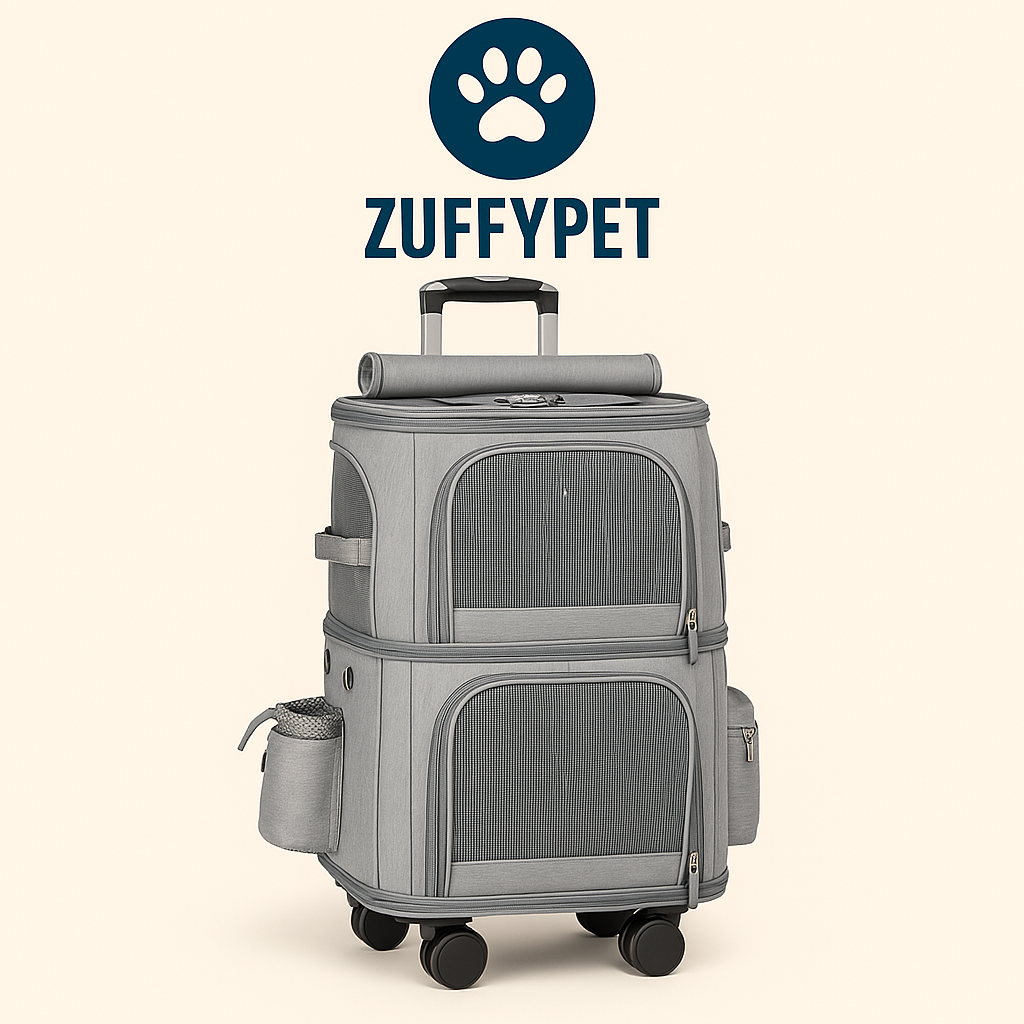 Zuffy’s 2-in-1 Pet Travel Carrier Backpack & Trolley