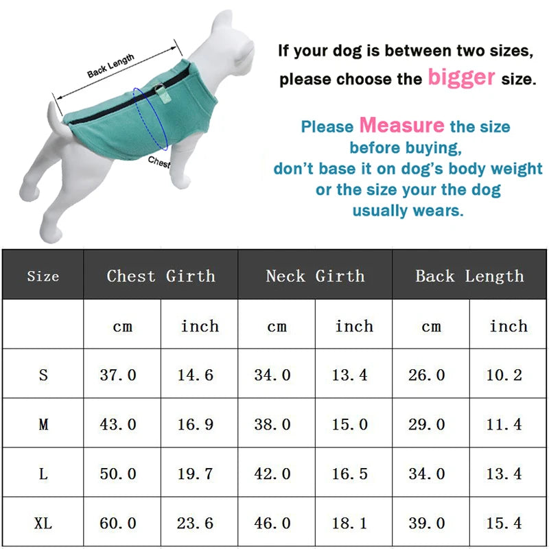 Zuffy's Fleece Dog Vest