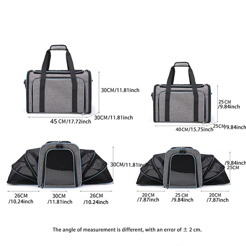 Zuffy’s Expandable Pet Travel Carrier